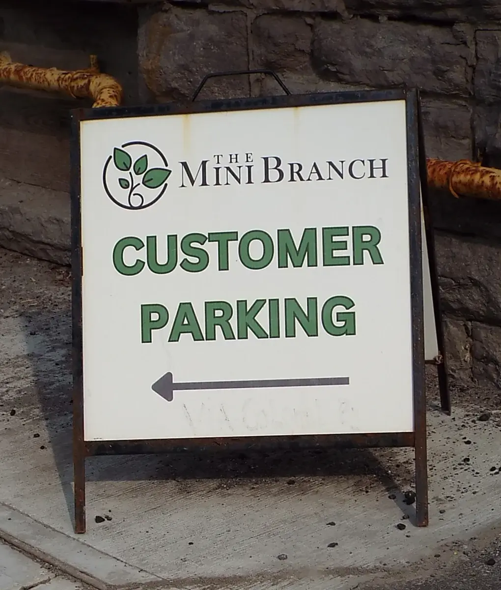 custom a-frame sign